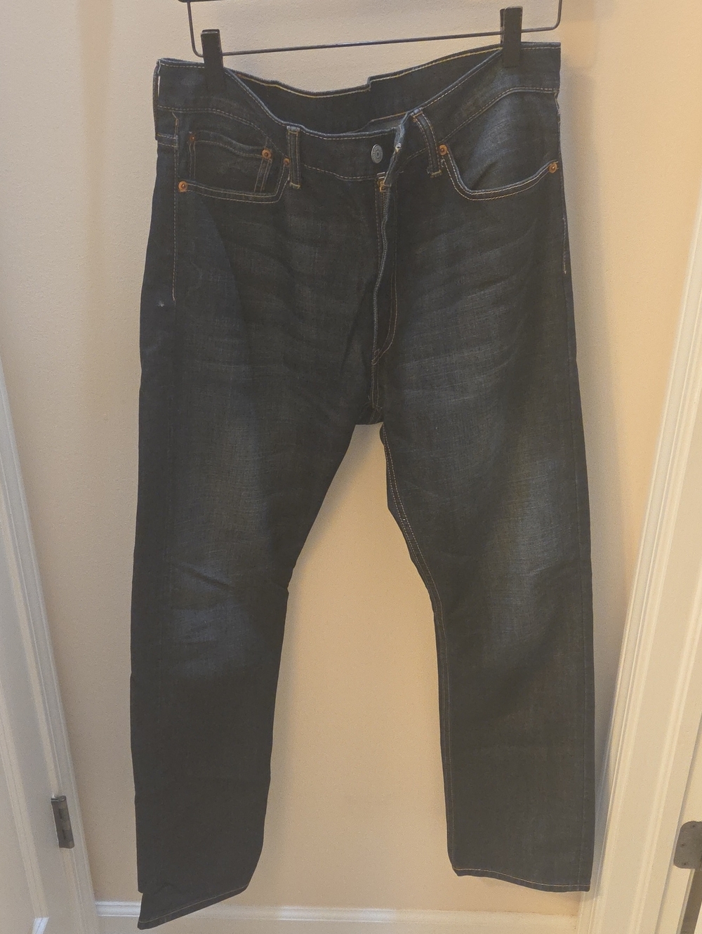 Men's Dark Levi Blue Denim Jeans